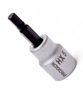 Proxxon Endüstriyel 23576 3/8" Kare Soketli Alyan/Hex Lokma Bits 5mm